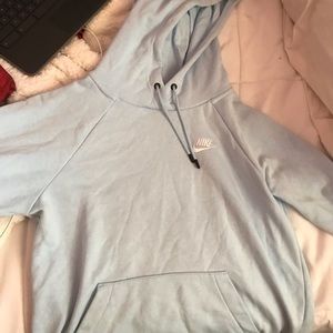 Light Blue Nike Hoodie
